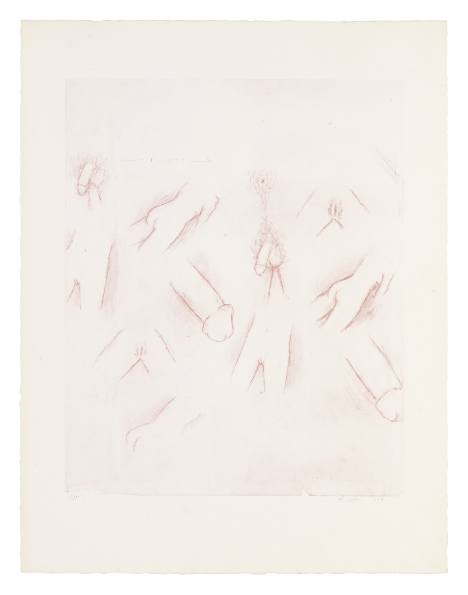 Artwork by Robert Gober, , dated 1991