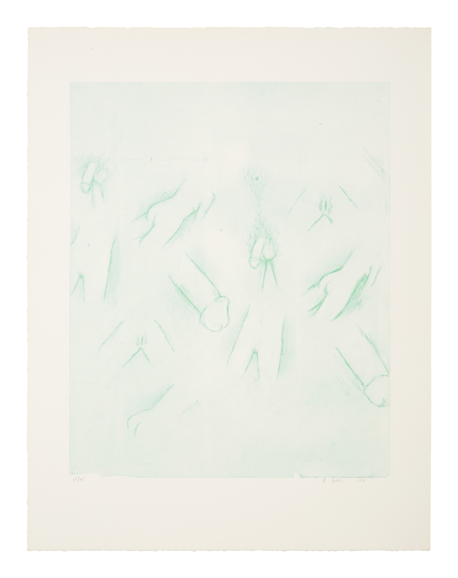 Artwork by Robert Gober, , dated 1991