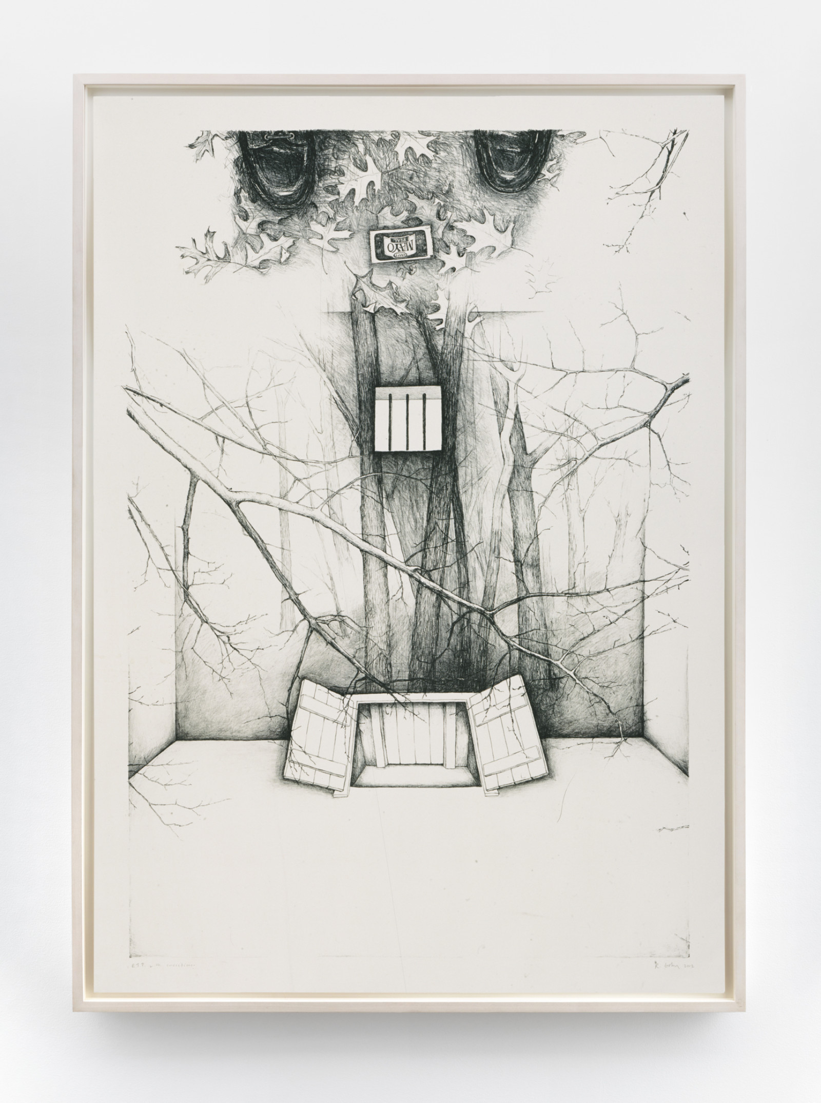 Print by Robert Gober, , dated 2002