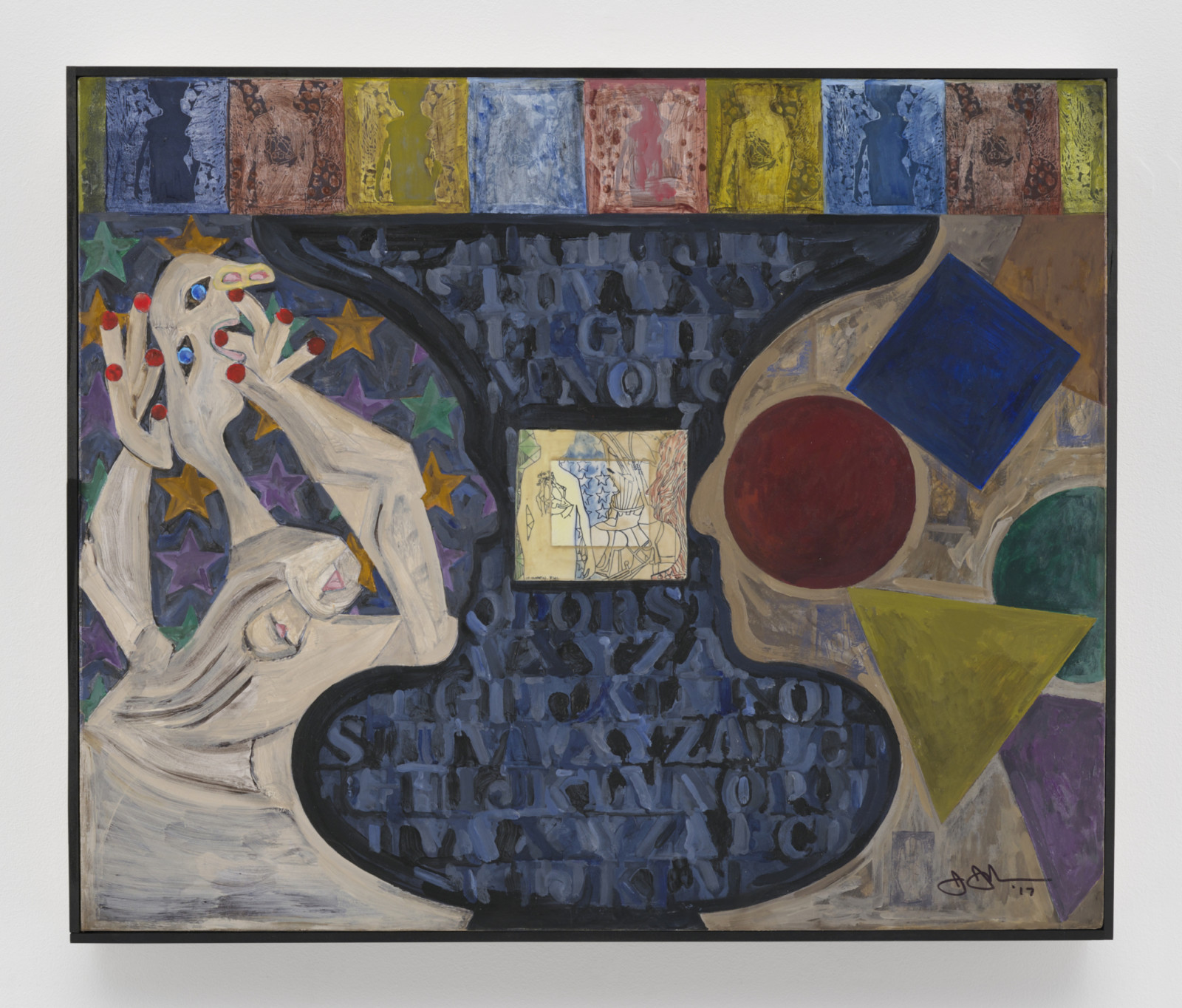 Painting by Jasper Johns, , dated 2017