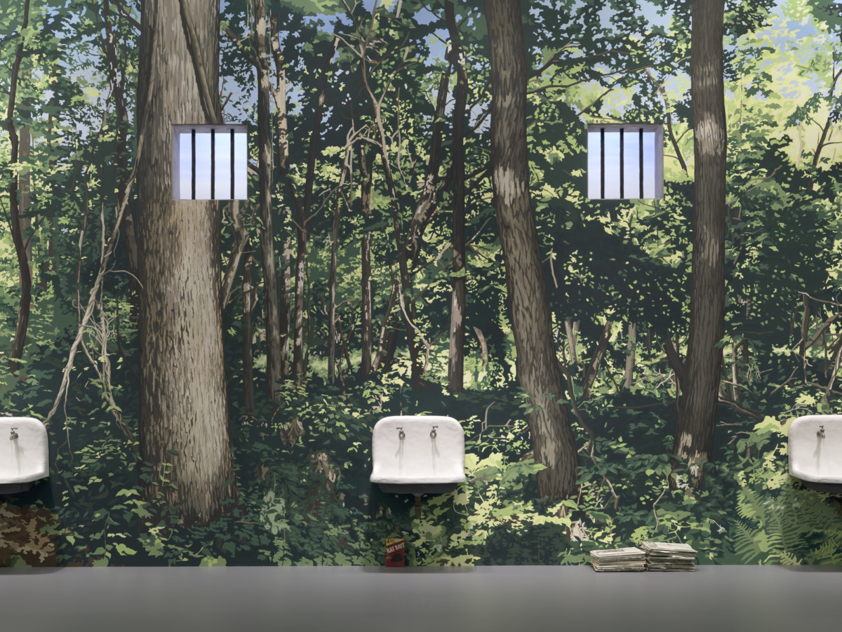 <p>Detail of the installation <em>Untitled</em> 1992<br />Glenstone, Potomac, Maryland</p>