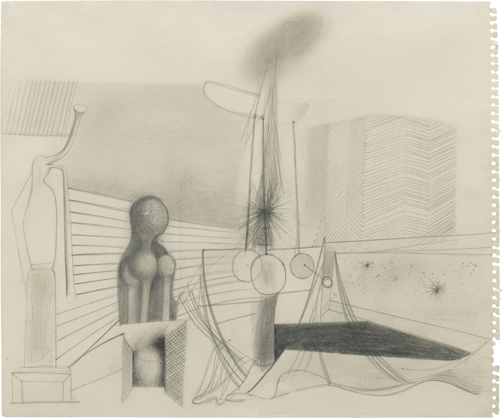 Drawing, dated 1937