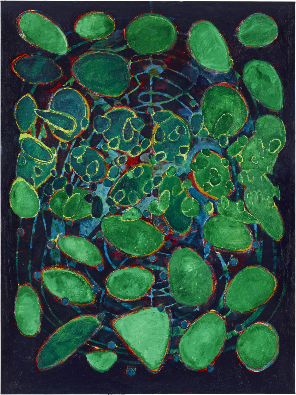Painting by Terry Winters, , dated 2014