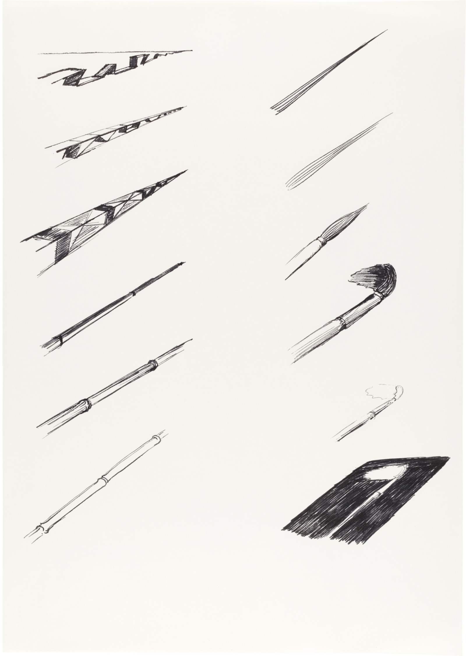 Drawing by David Weiss, , dated 1978