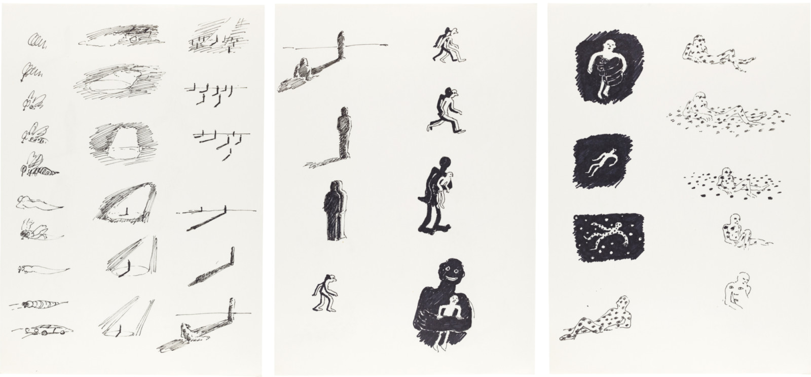 Drawing by David Weiss, , dated 1978