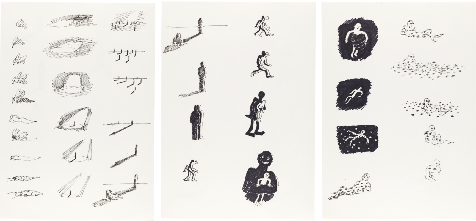 Drawing by David Weiss, , dated 1978
