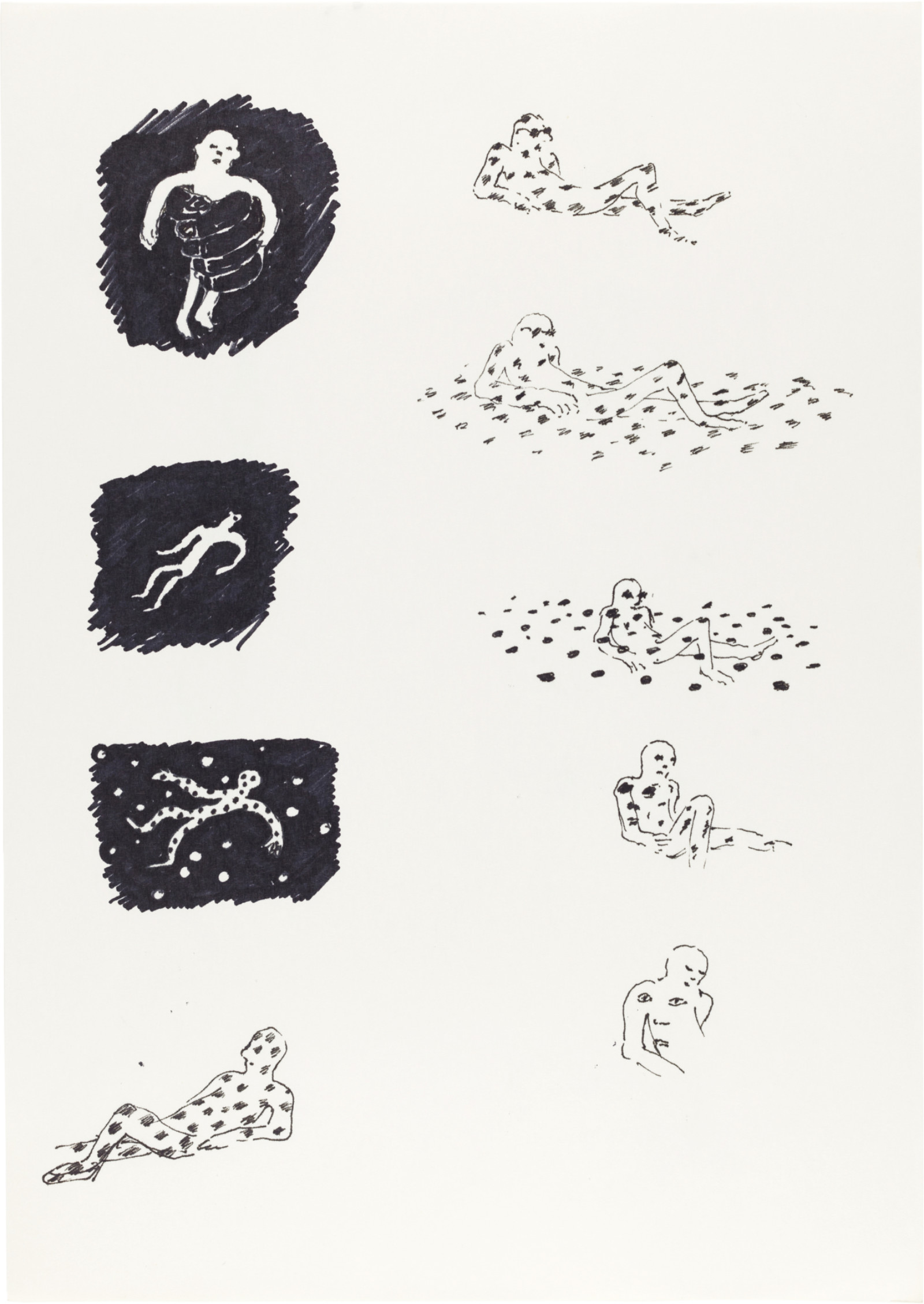 Drawing by David Weiss, , dated 1978