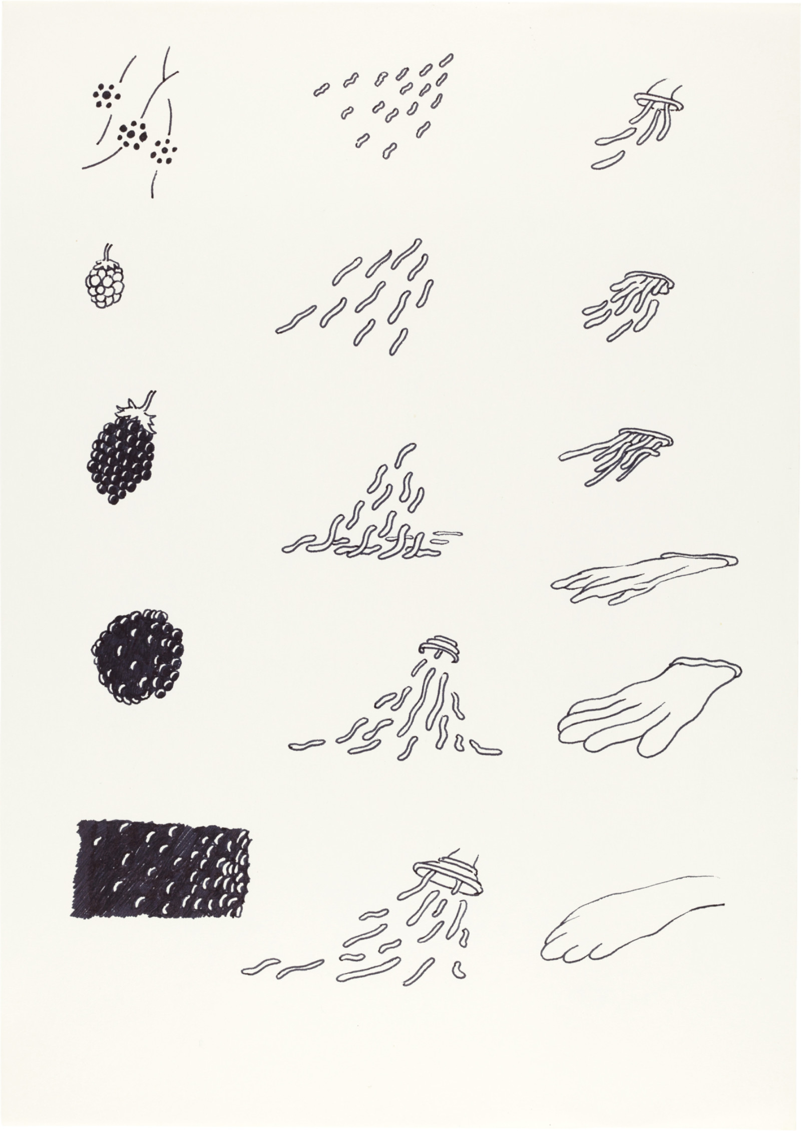 Drawing by David Weiss, , dated 1978