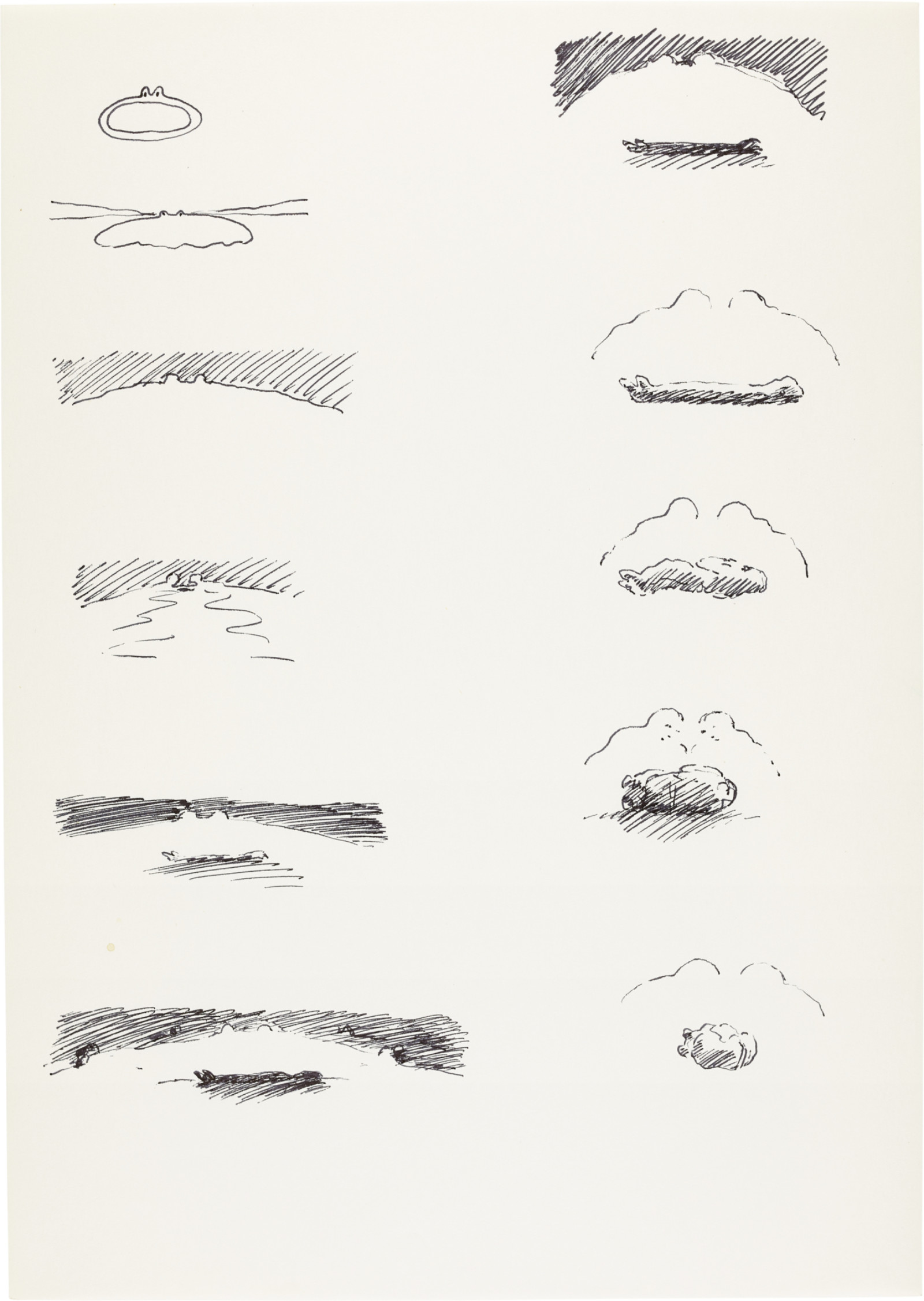 Drawing by David Weiss, , dated 1977
