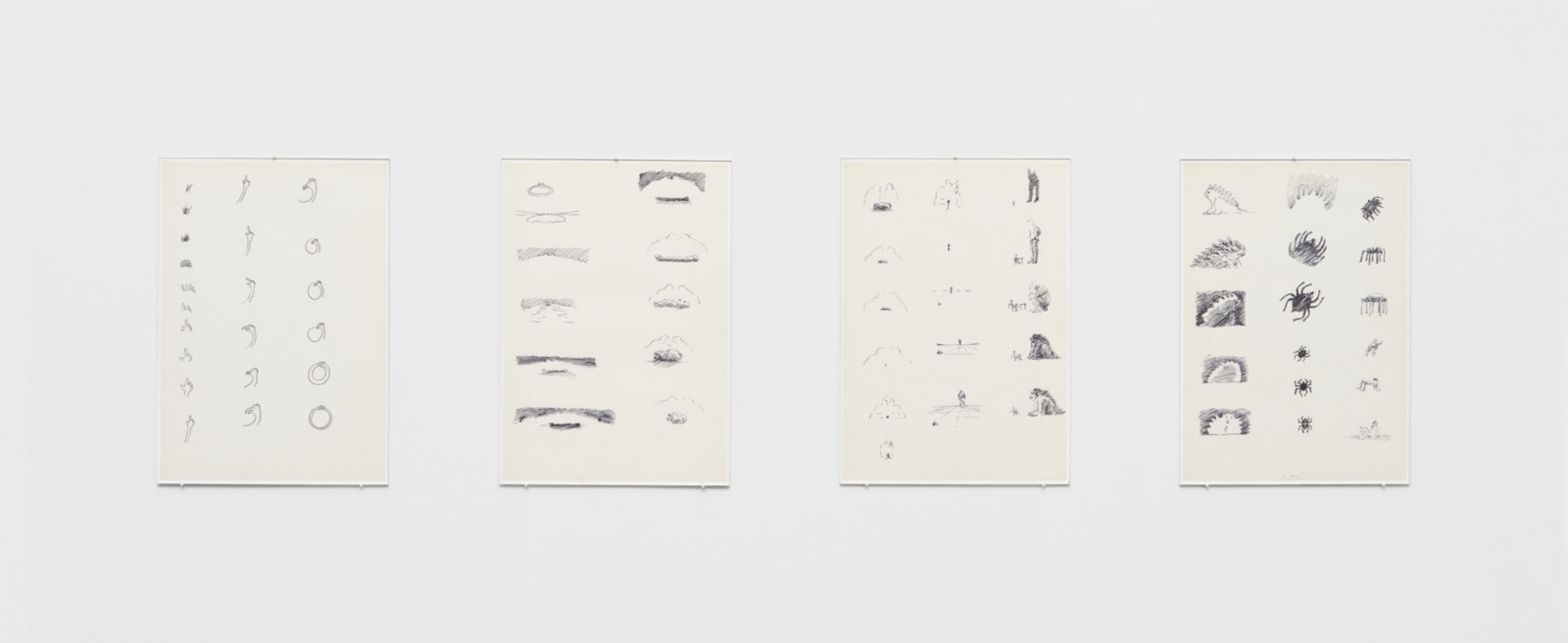 Drawing by David Weiss, , dated 1977