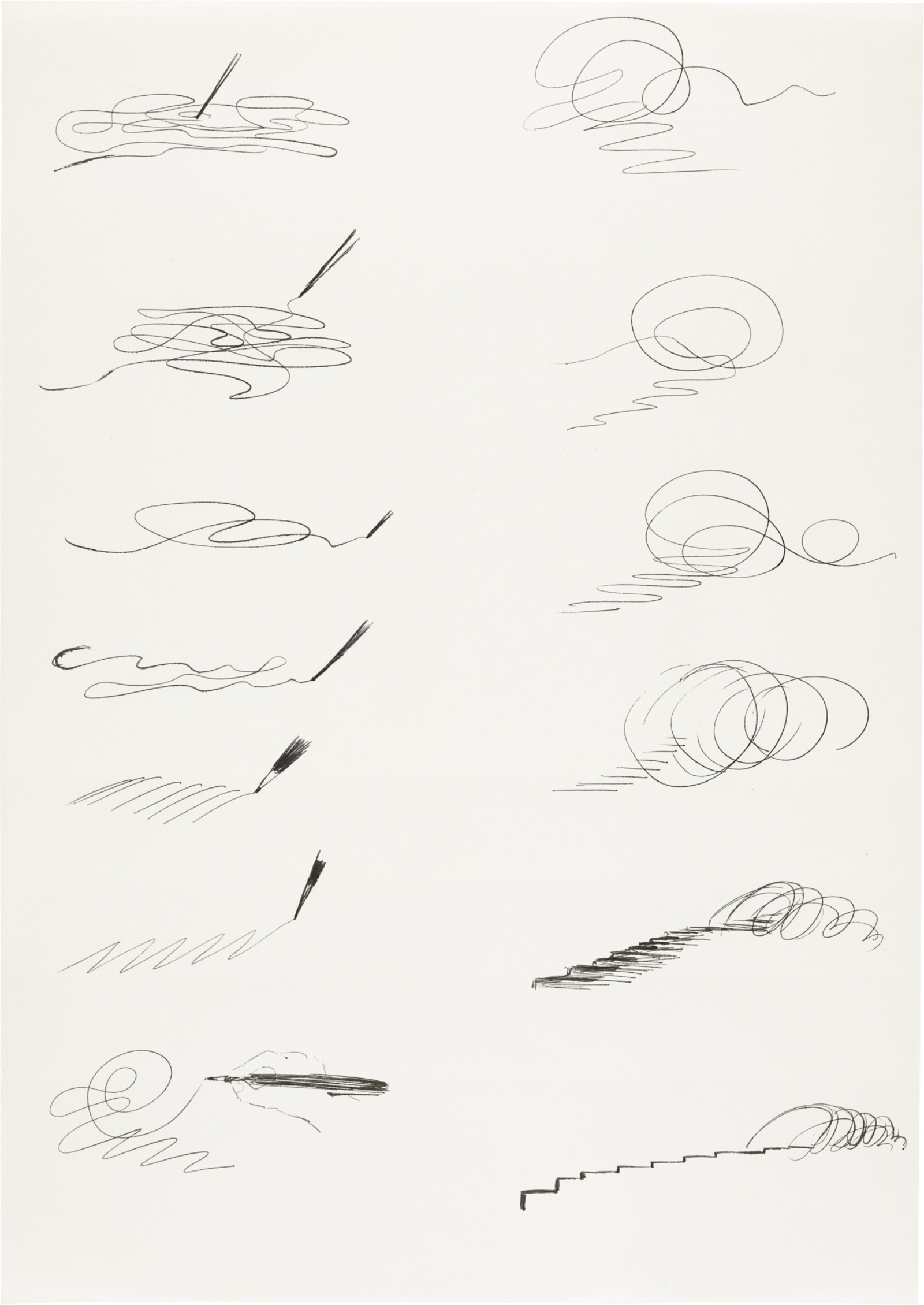Drawing by David Weiss, , dated 1978