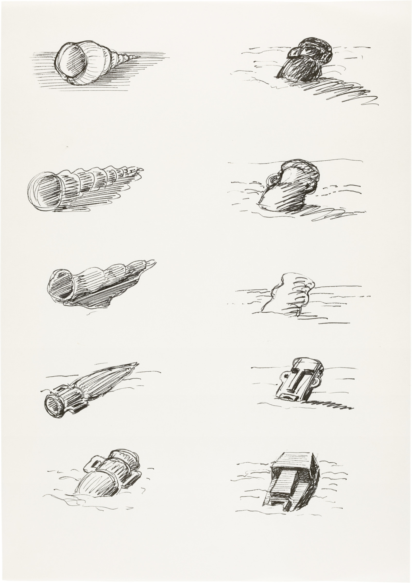 Drawing by David Weiss, , dated 1978