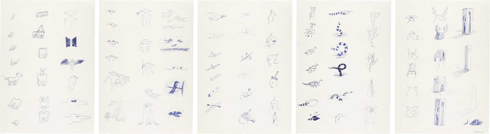 Drawing by David Weiss, , dated 1978