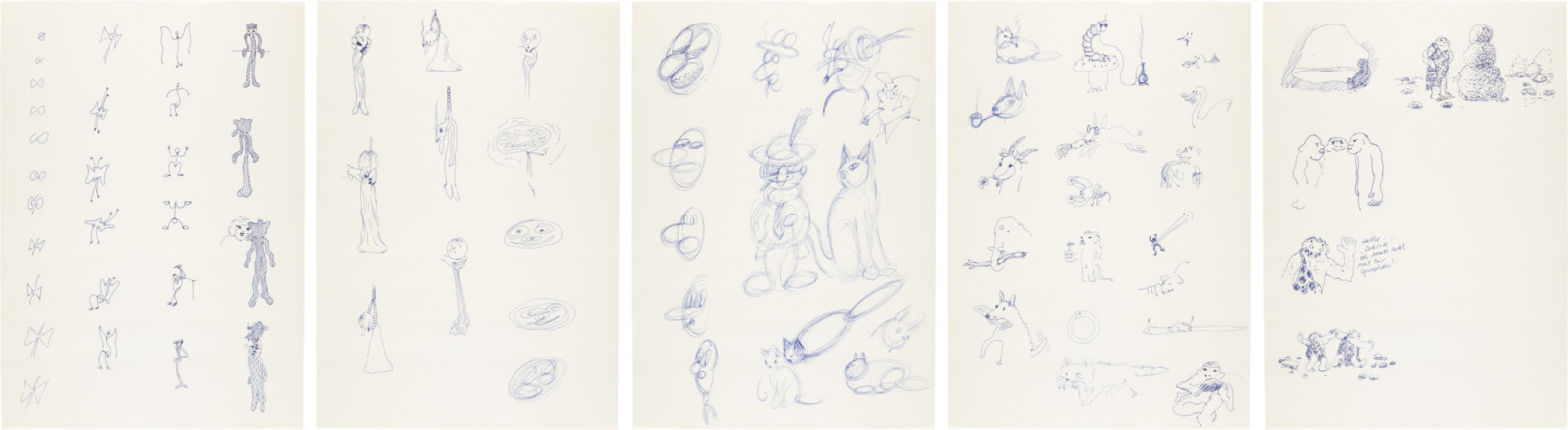 Drawing by David Weiss, , dated 1978