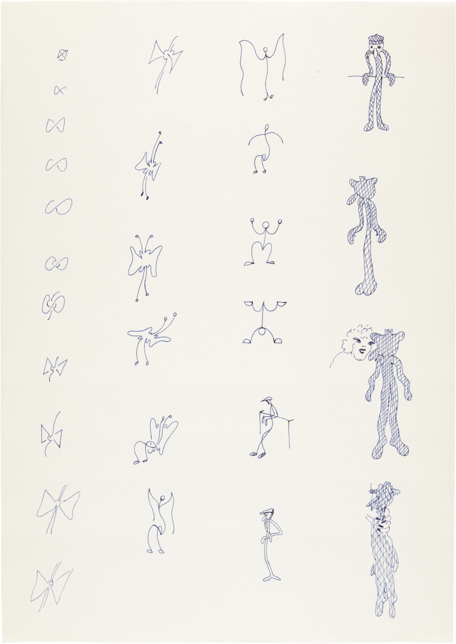 Drawing by David Weiss, , dated 1978