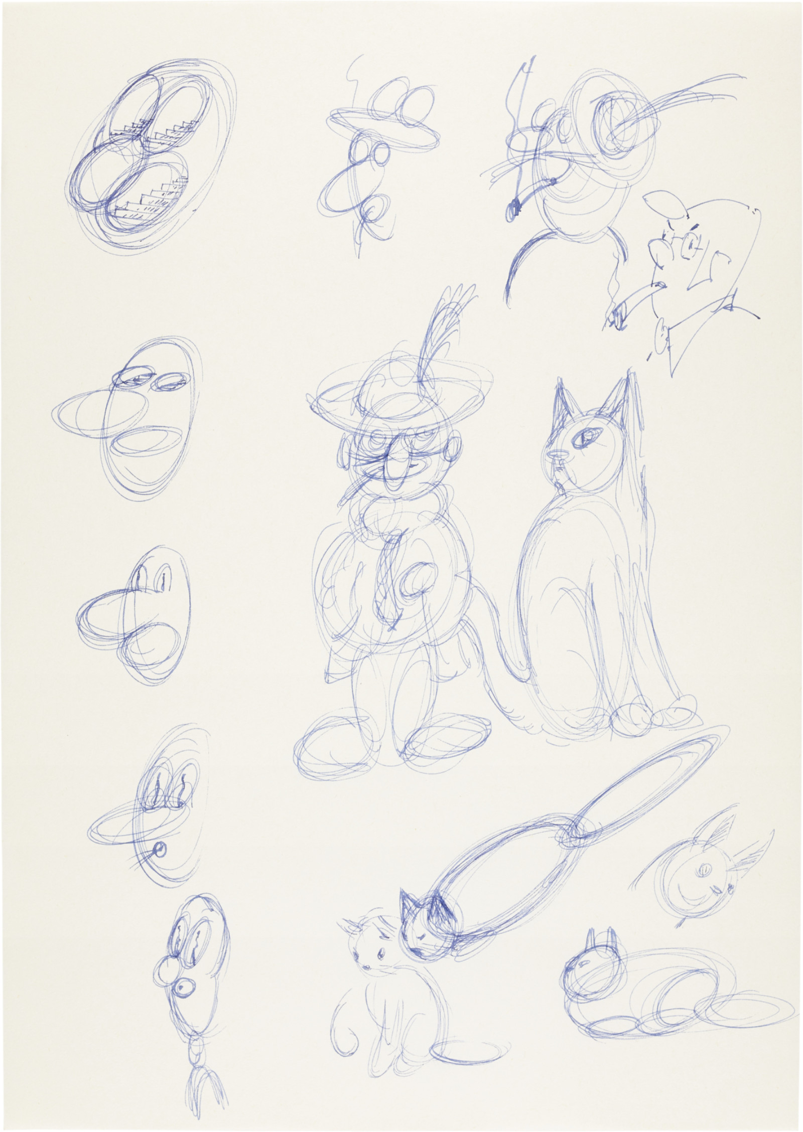 Drawing by David Weiss, , dated 1978