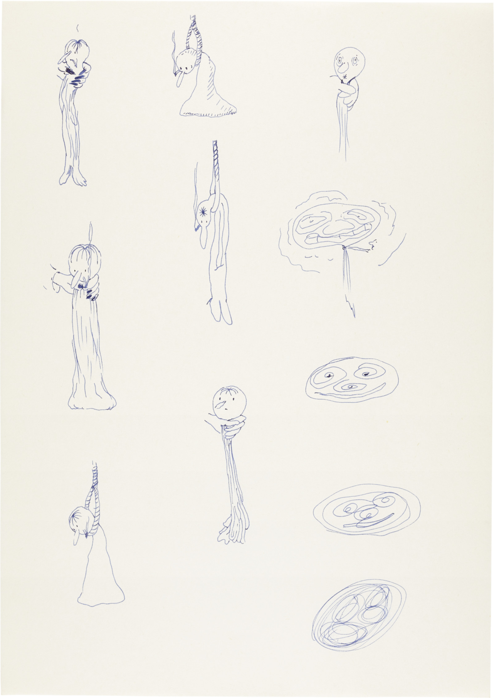 Drawing by David Weiss, , dated 1978
