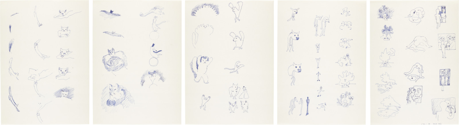 Drawing by David Weiss, , dated 1978