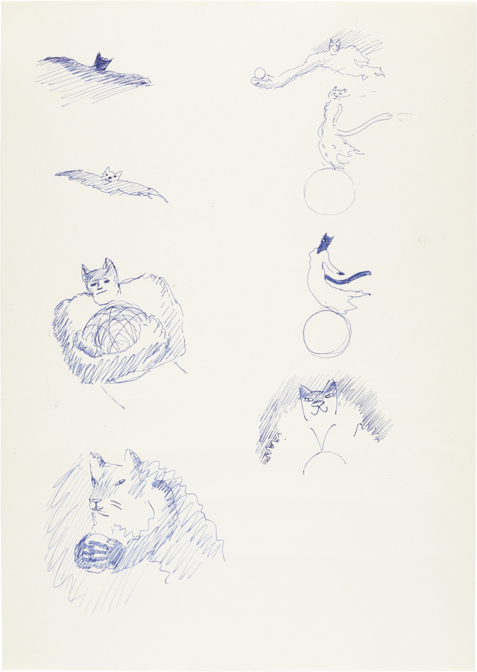 Drawing by David Weiss, , dated 1978