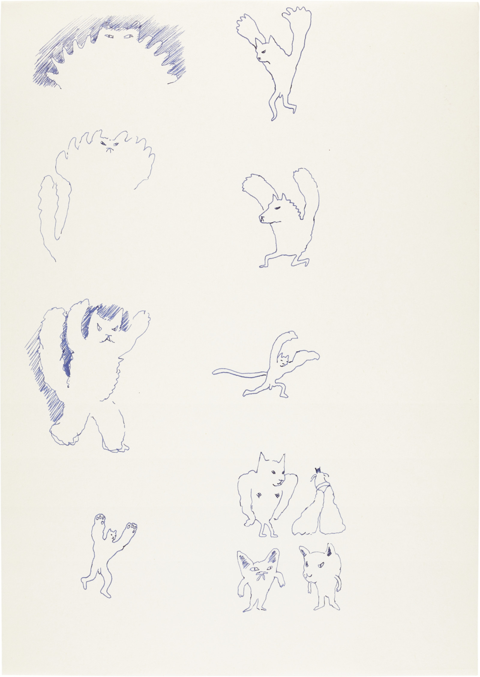 Drawing by David Weiss, , dated 1978