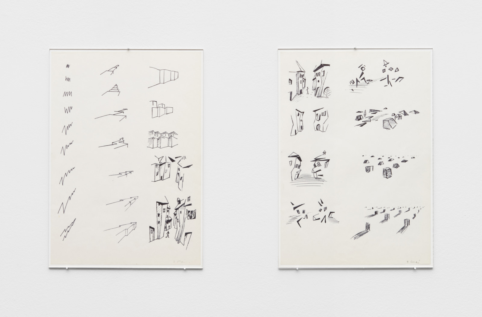 Drawing by David Weiss, , dated 1978