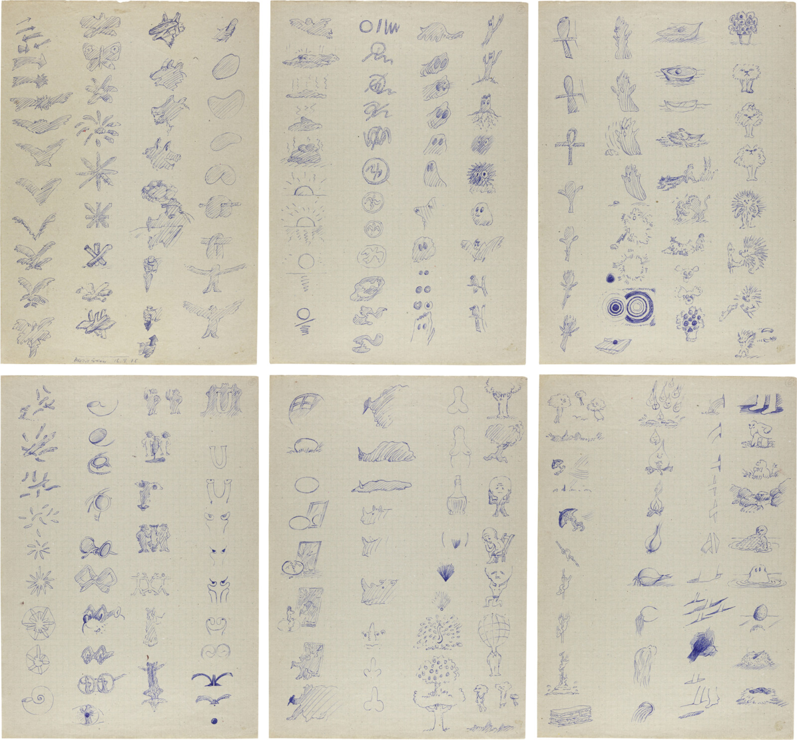 Drawing by David Weiss, , dated 1975