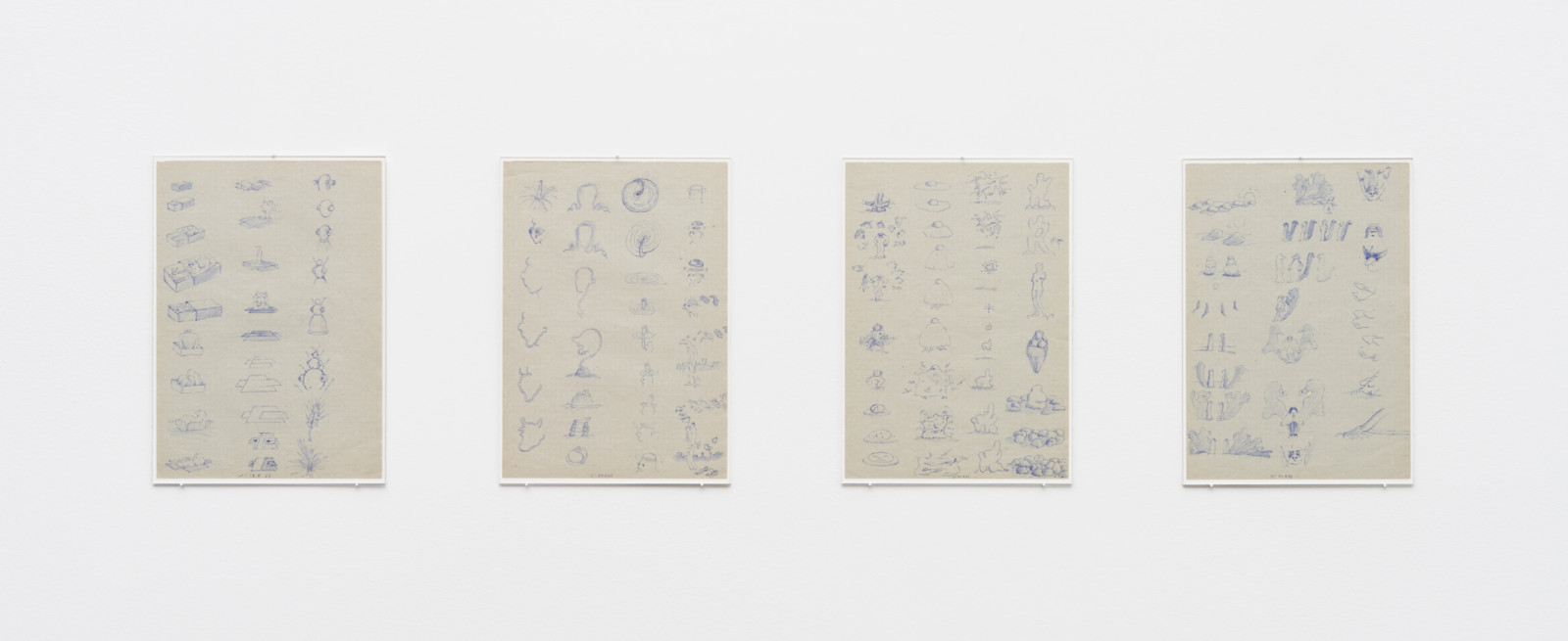 Drawing by David Weiss, , dated 1975