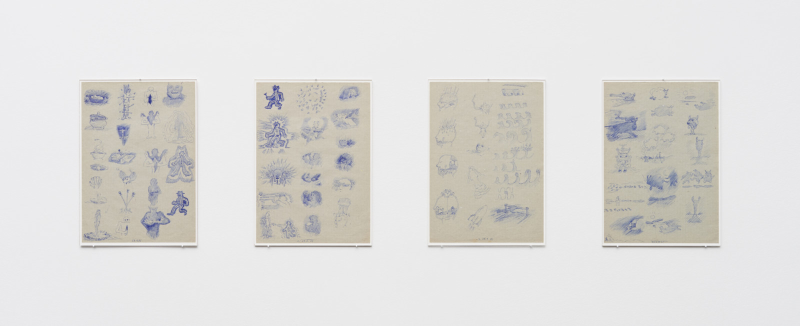 Drawing by David Weiss, , dated 1975