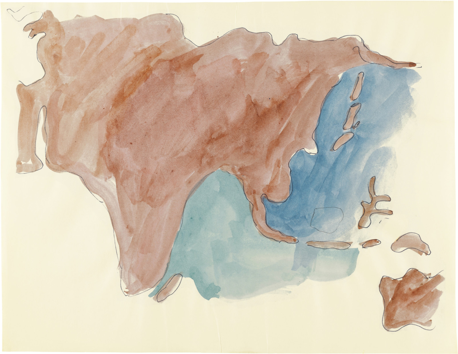 Drawing by David Weiss, , dated 1980