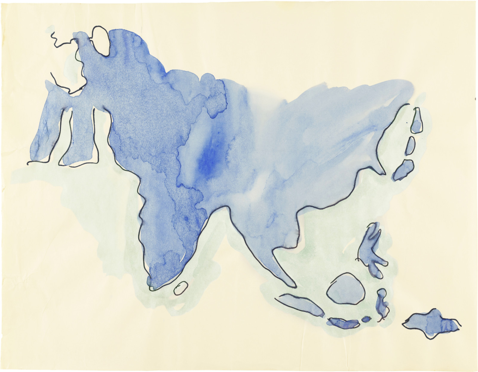 Drawing by David Weiss, , dated 1980