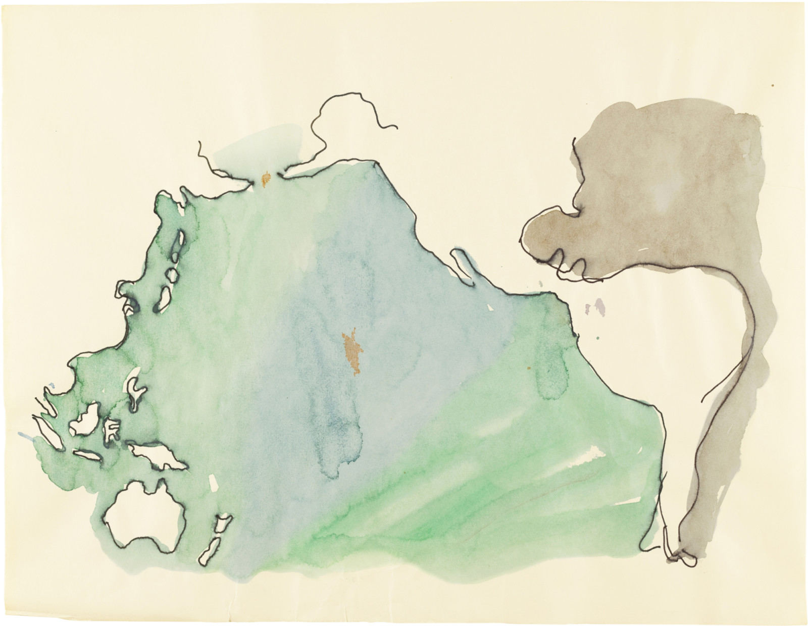 Drawing by David Weiss, , dated 1980