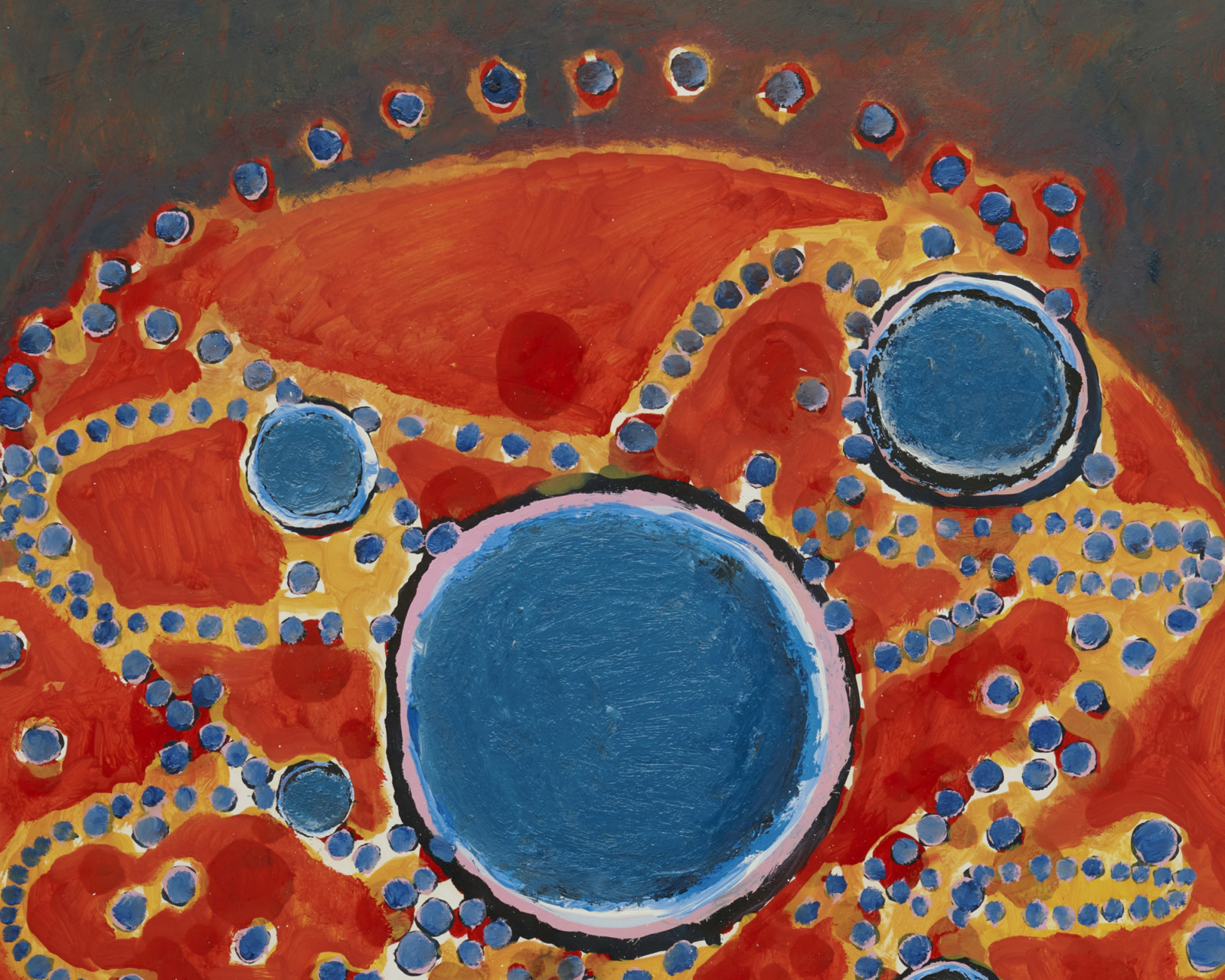 Painting by Terry Winters, , dated 2020