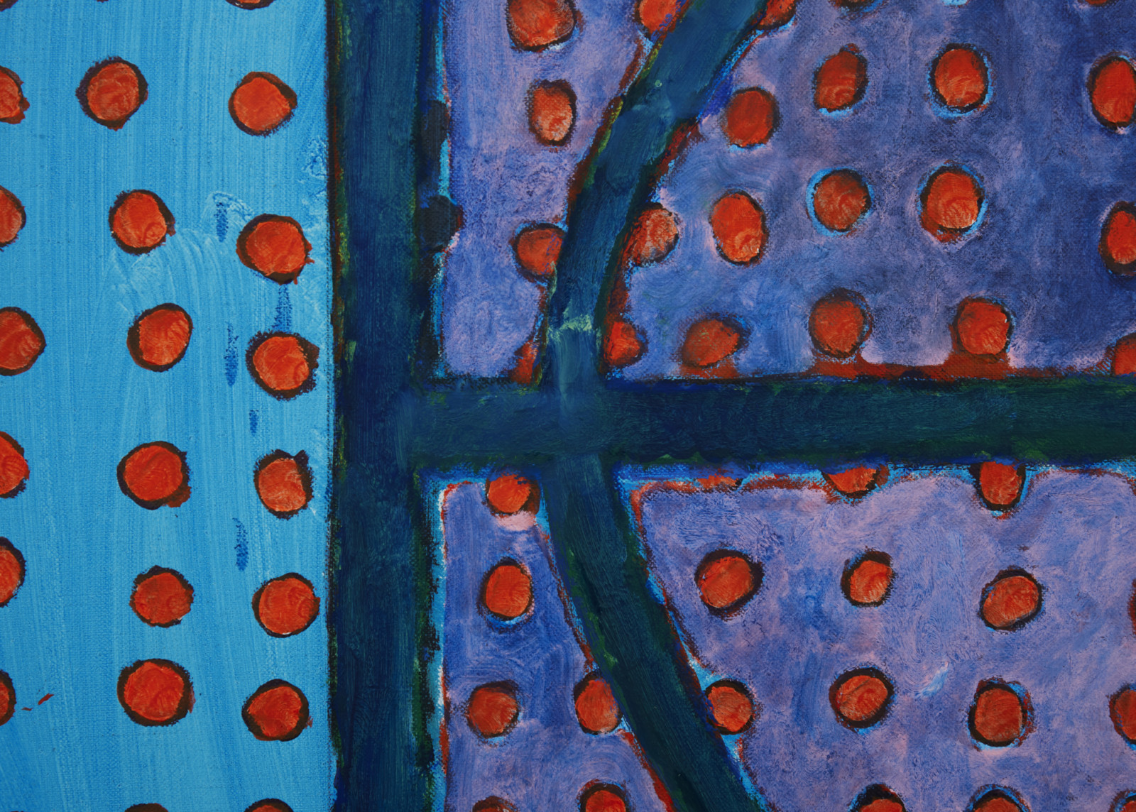 Painting by Terry Winters, , dated 2021