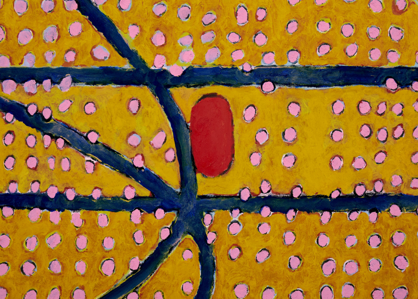 Painting by Terry Winters, , dated 2021
