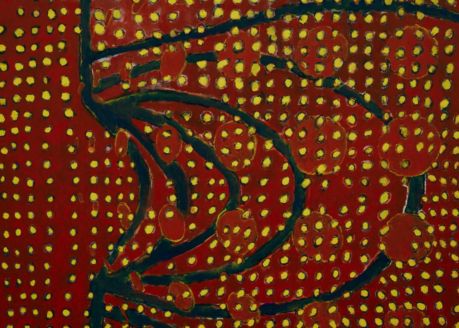 Painting by Terry Winters, , dated 2021