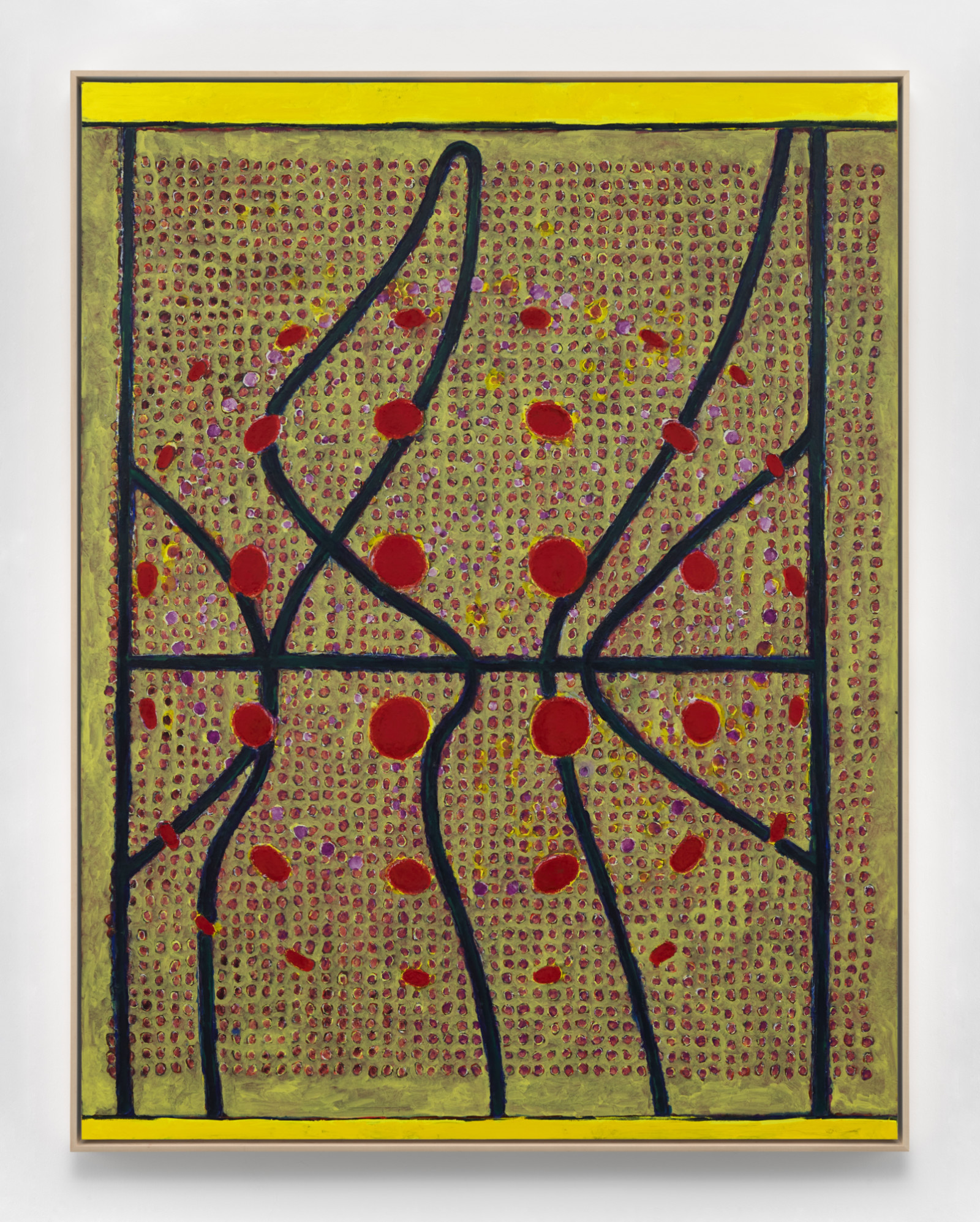 Painting by Terry Winters, , dated 2021