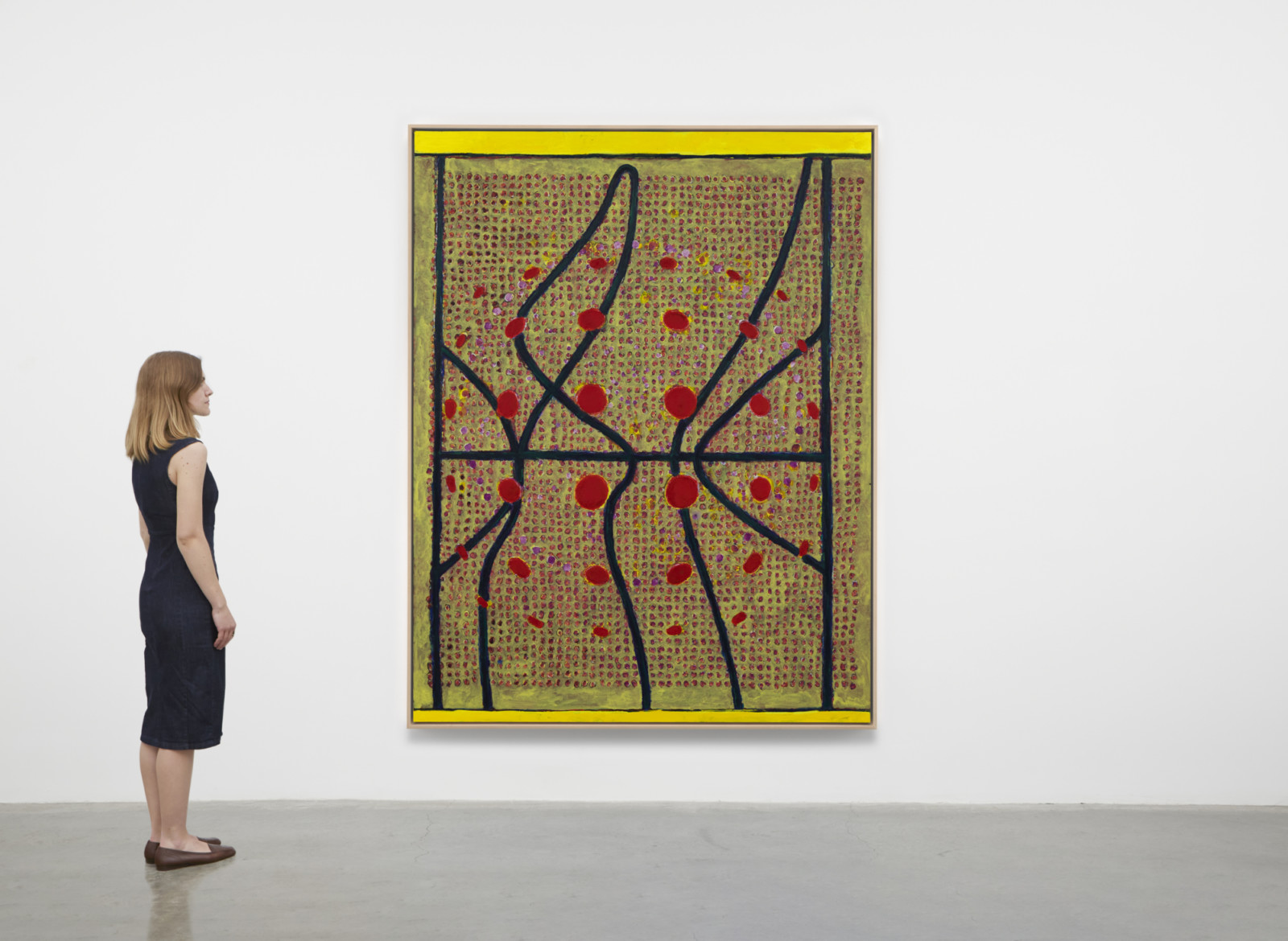 Painting by Terry Winters, , dated 2021