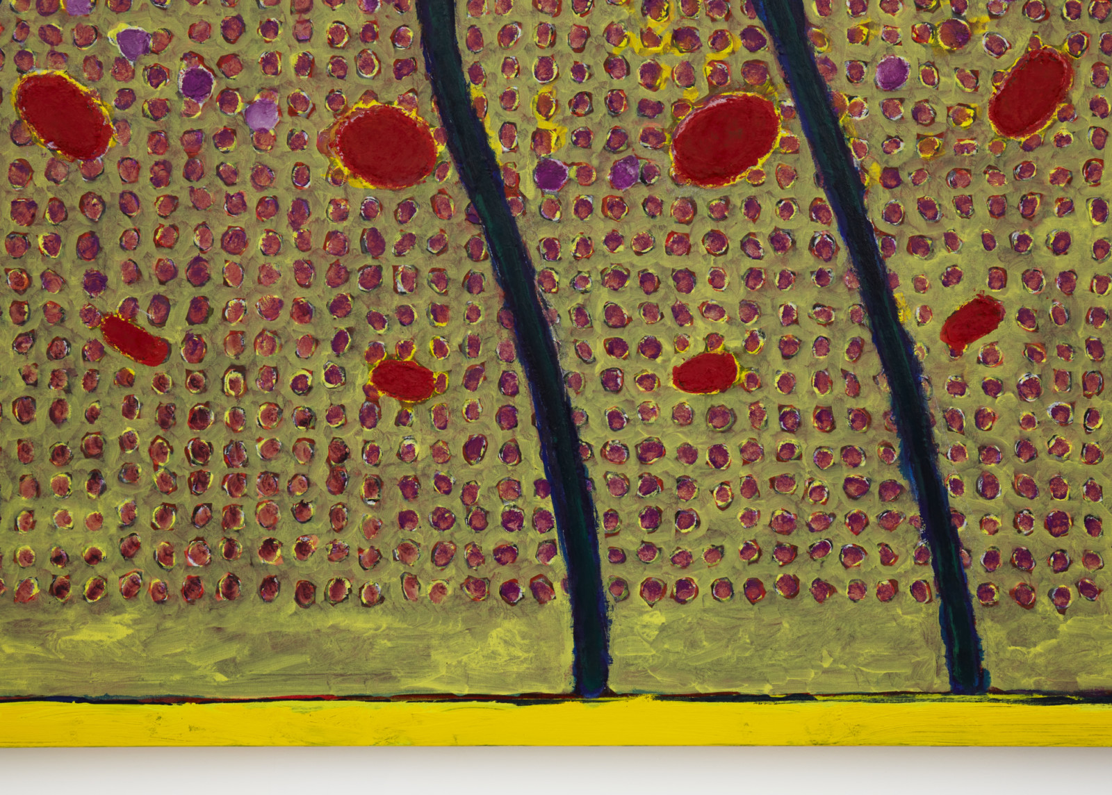 Painting by Terry Winters, , dated 2021