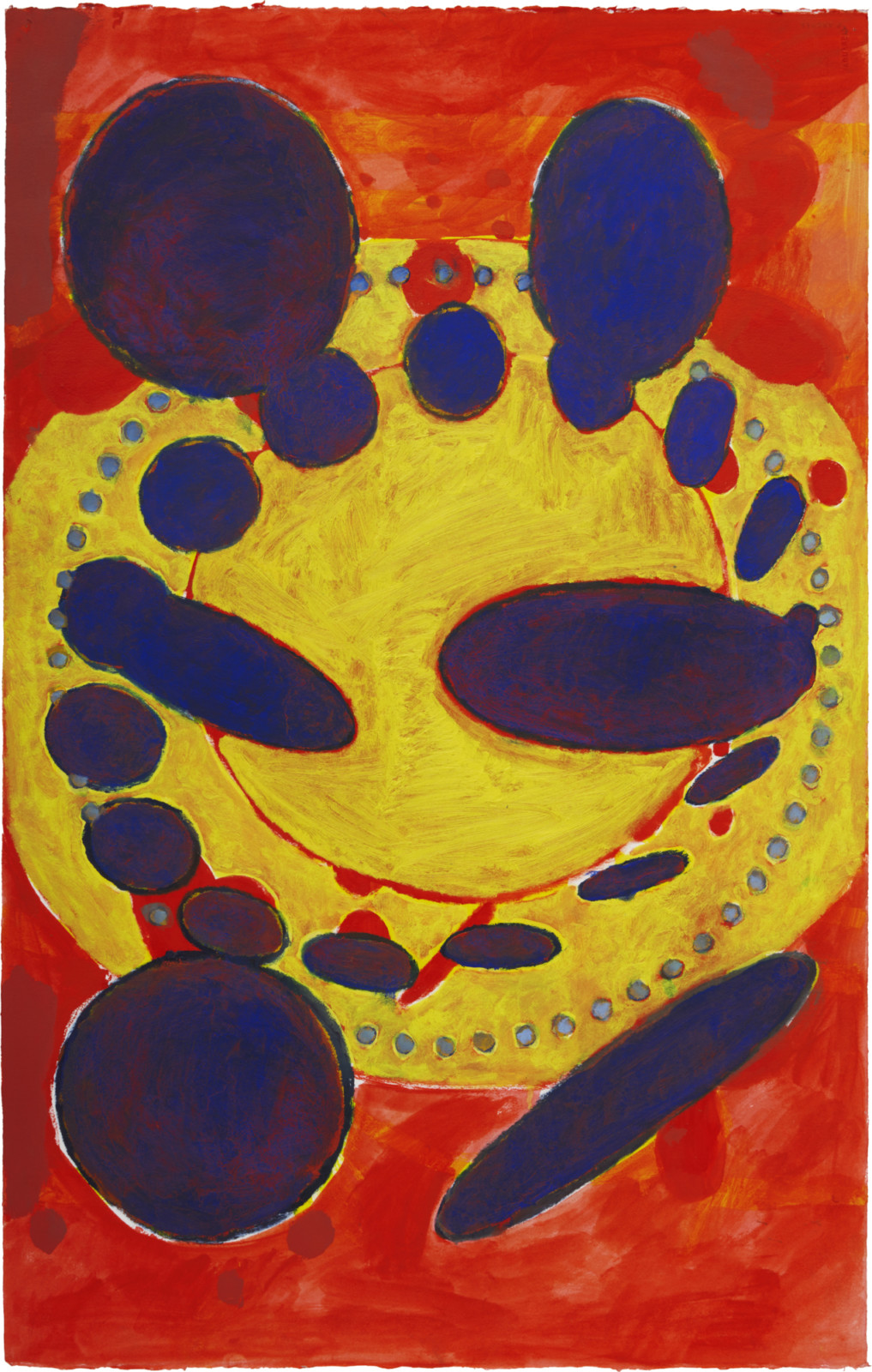 Painting by Terry Winters, , dated 2021