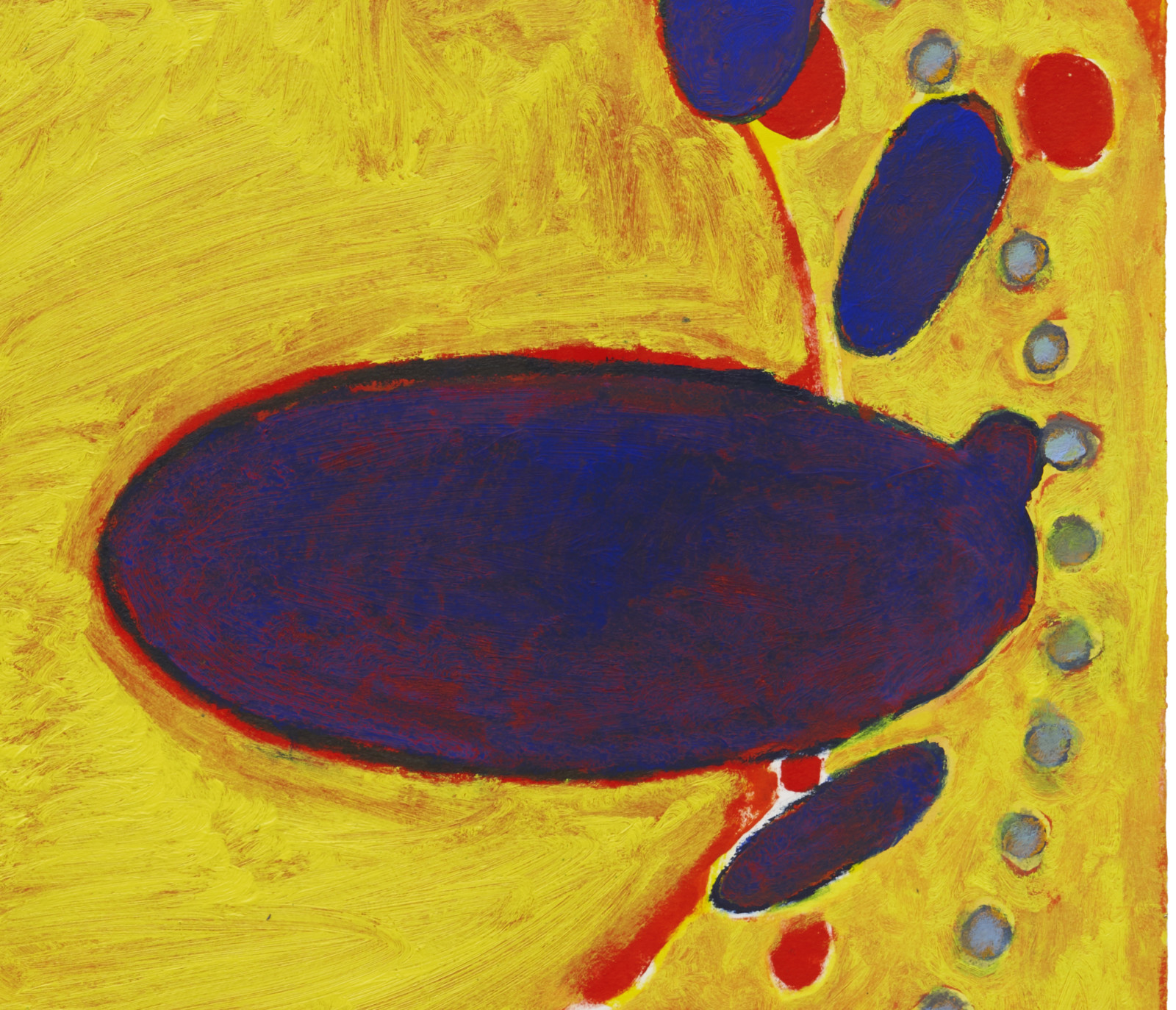 Painting by Terry Winters, , dated 2021