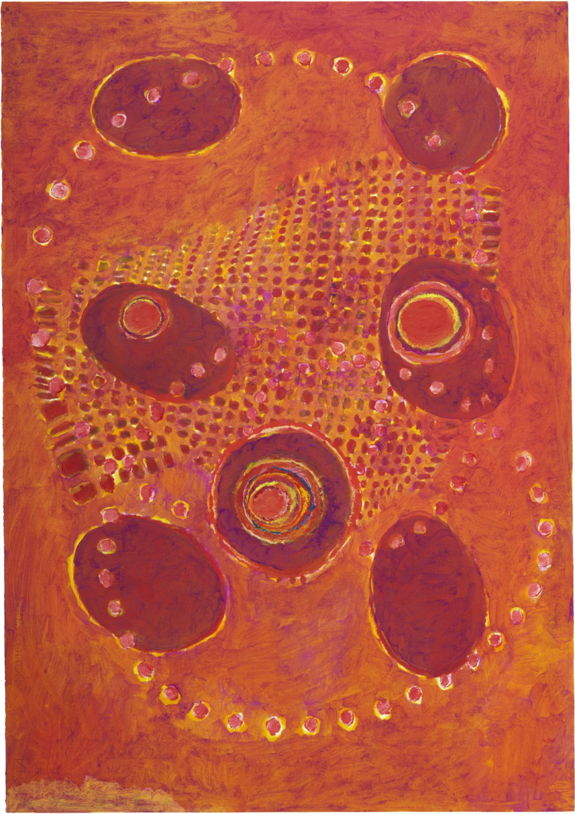 Painting by Terry Winters, , dated 2021