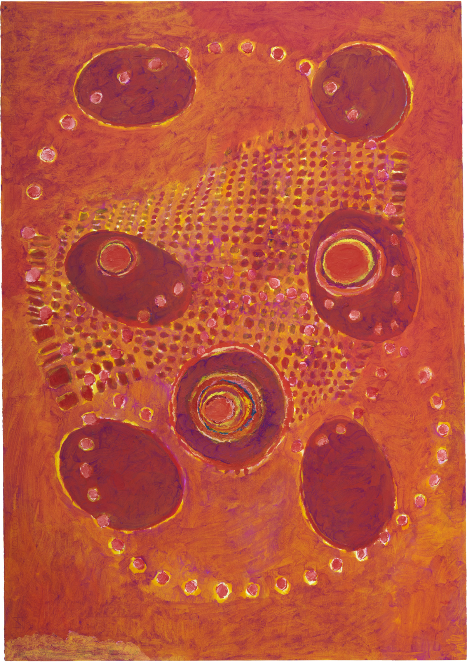 Painting by Terry Winters, , dated 2021