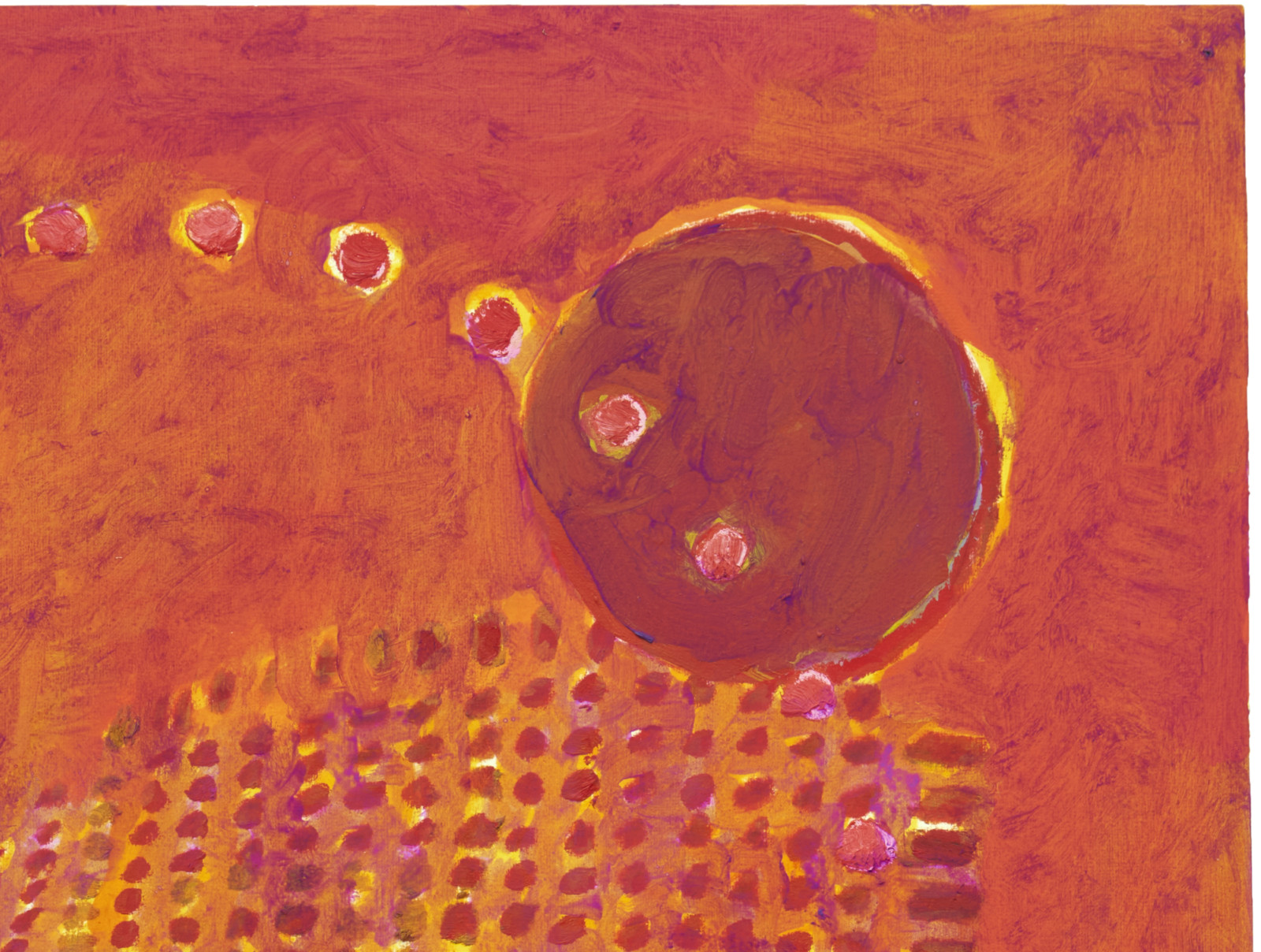 Painting by Terry Winters, , dated 2021