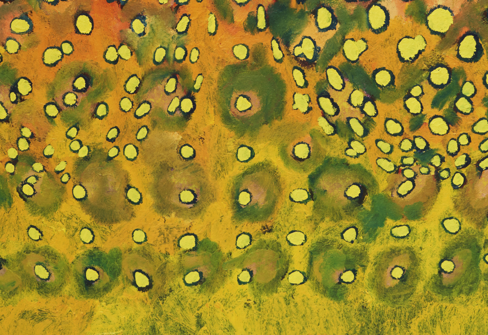 Painting by Terry Winters, , dated 2021