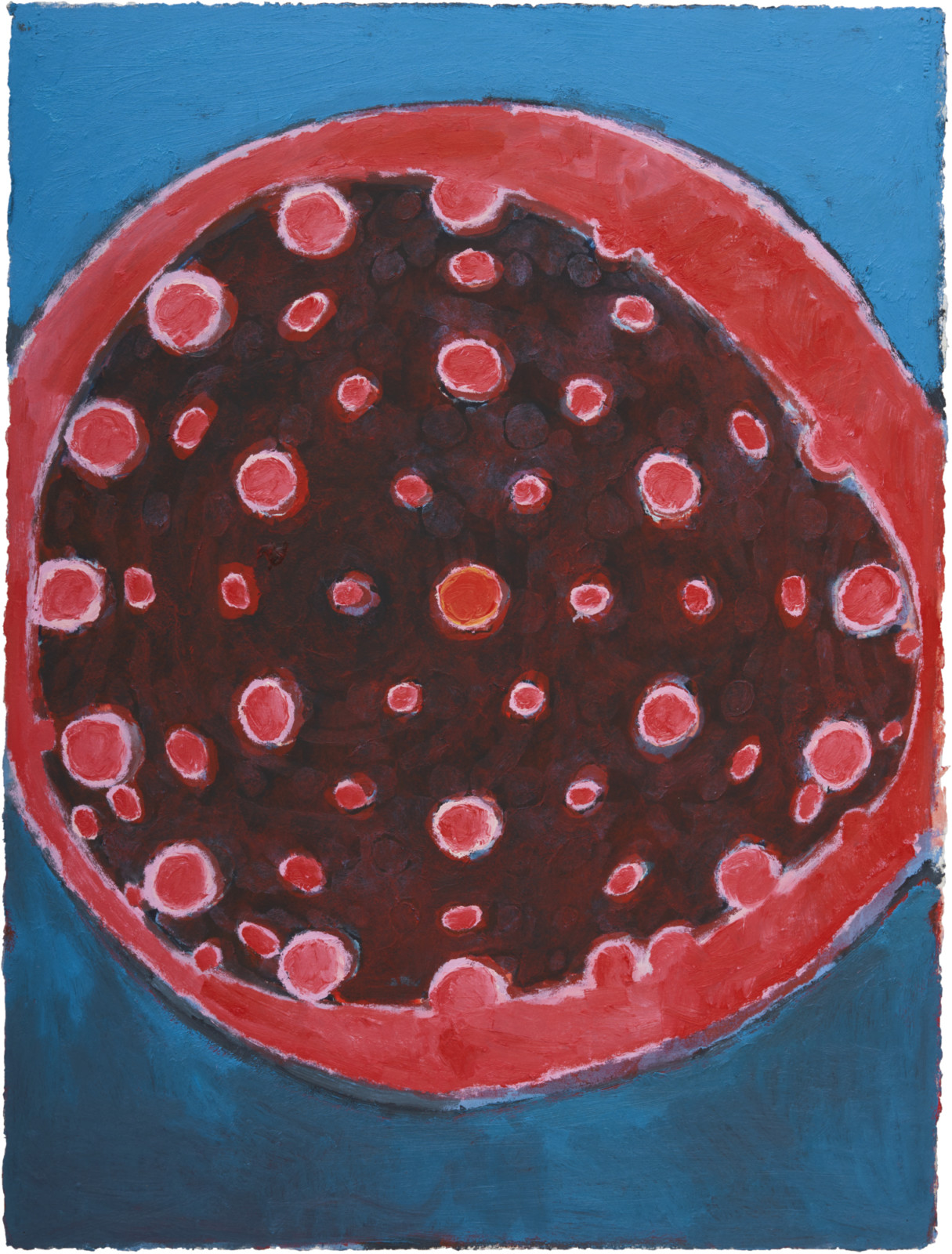 Painting by Terry Winters, , dated 2021