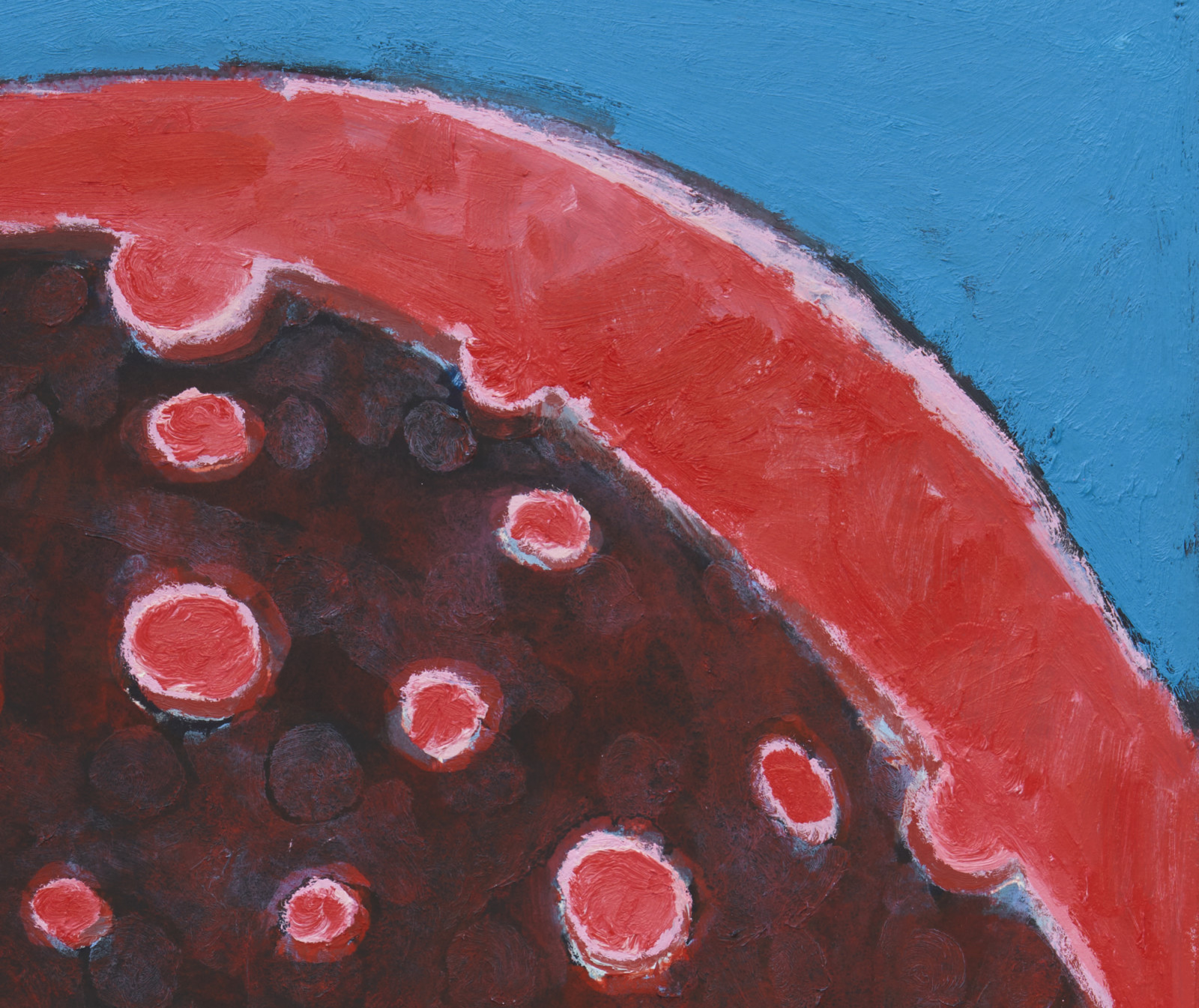 Painting by Terry Winters, , dated 2021