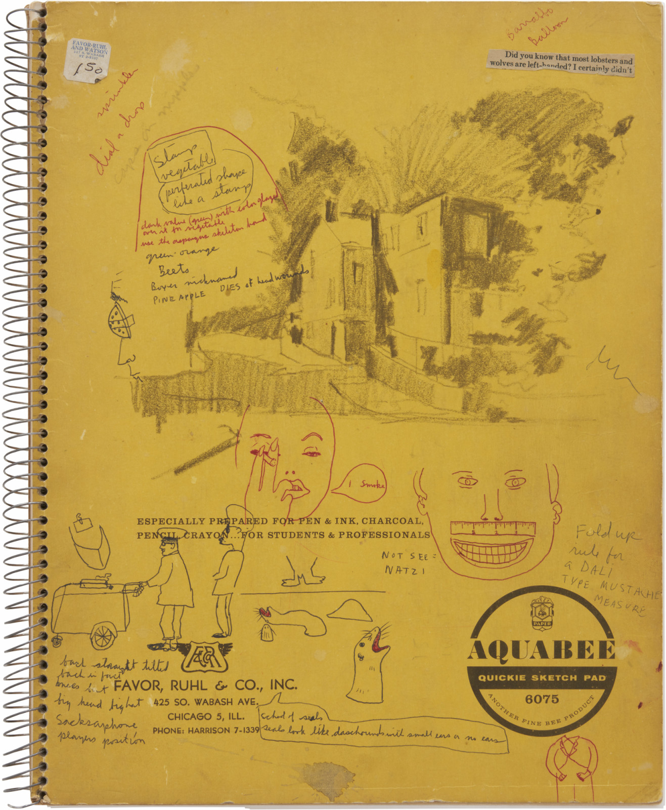 Drawing, dated September 1 - November 9, 1965