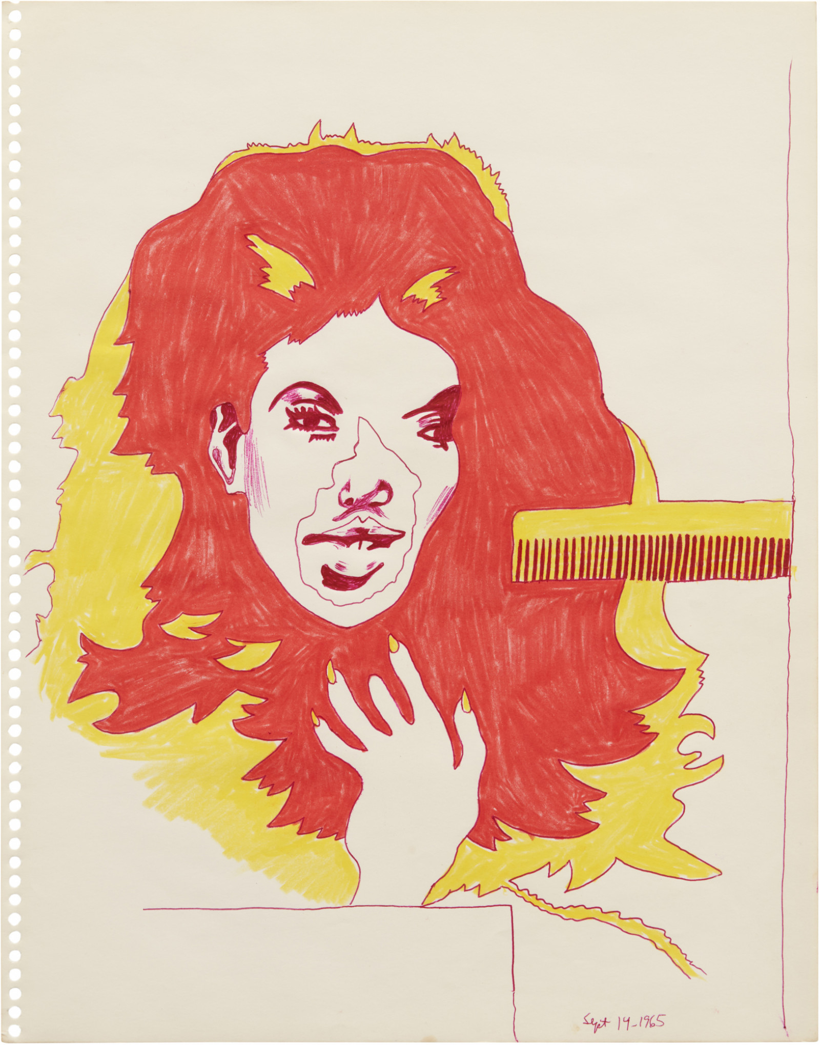 Drawing, dated September 1 - November 9, 1965