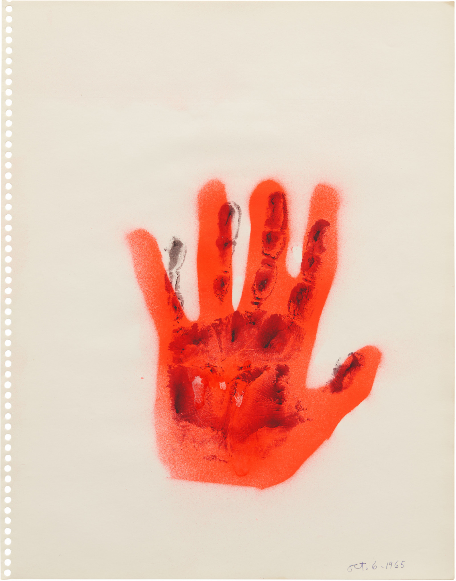 Drawing, dated September 1 - November 9, 1965