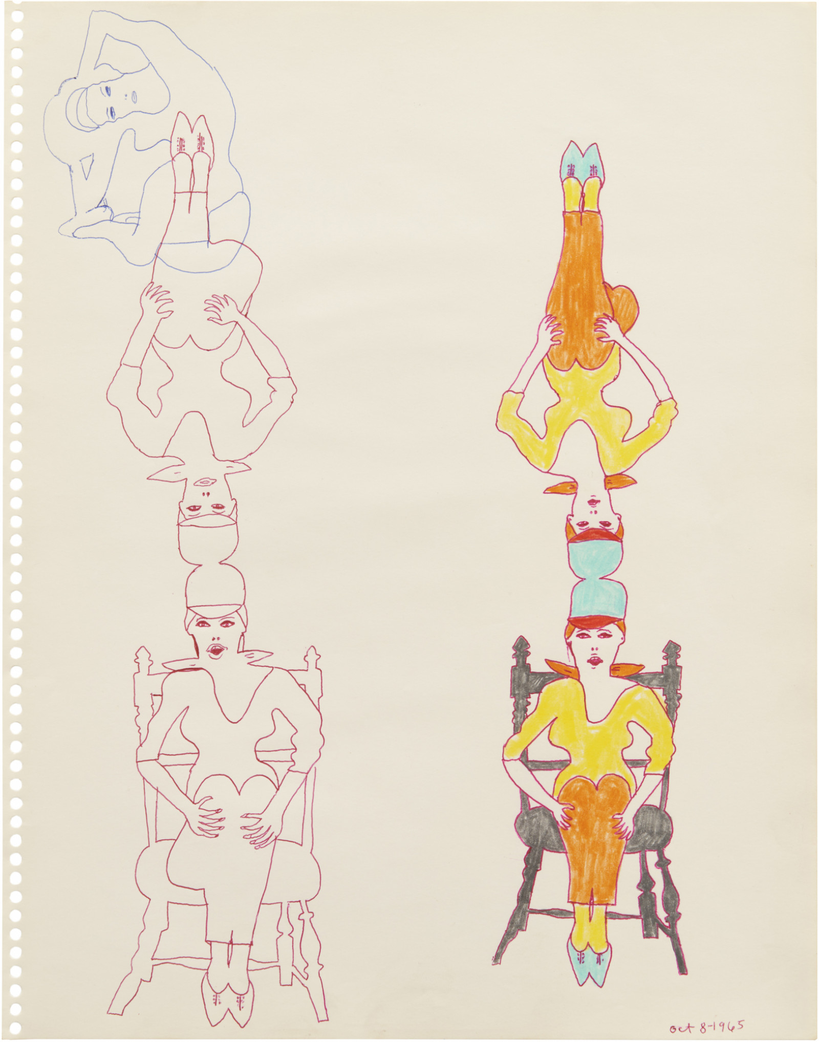 Drawing, dated September 1 - November 9, 1965
